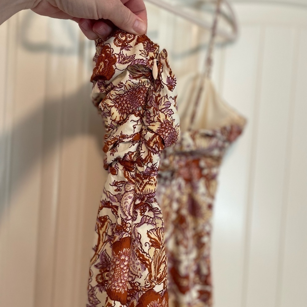 Free People Ruby's Midi Dress floral size XS - Picture 7 of 7